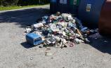 Dumping in close proximity to recycling banks in Kinlough to be cleared this week