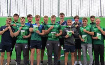 Connacht Rugby Academy players taking on Movember challenge in aid of Hand in Hand