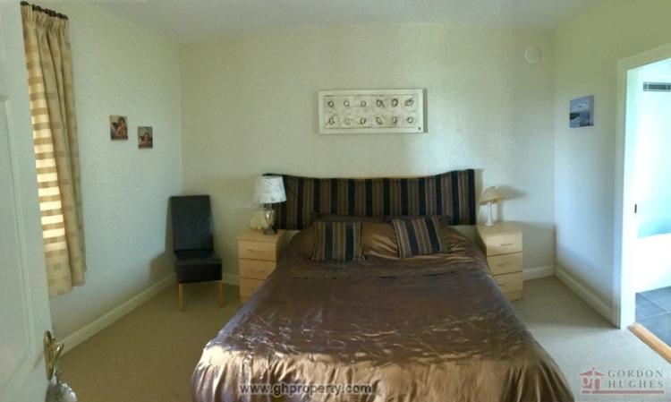 The master bedroom