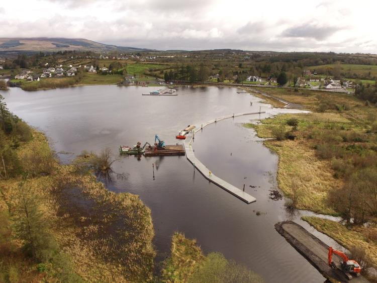 Iconic Shannon Blueway Boardwalk Floats Into Place