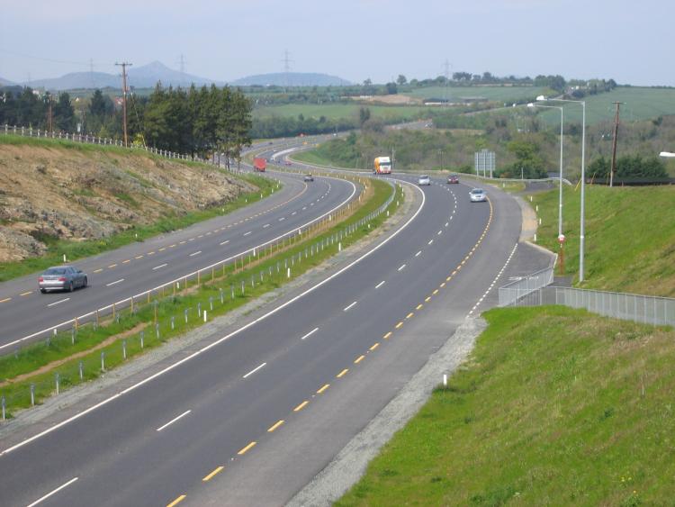 Traffic tailback at last year's National Ploughing Championship in New Ross. It is hoped that the new bypass will alleviate congestion. Photo: Charlie Maher.