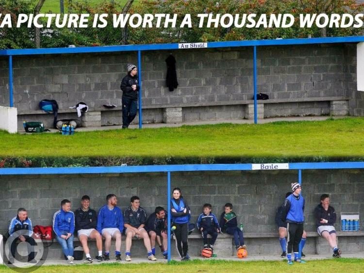 A picture tells a thousand words as team struggles for players