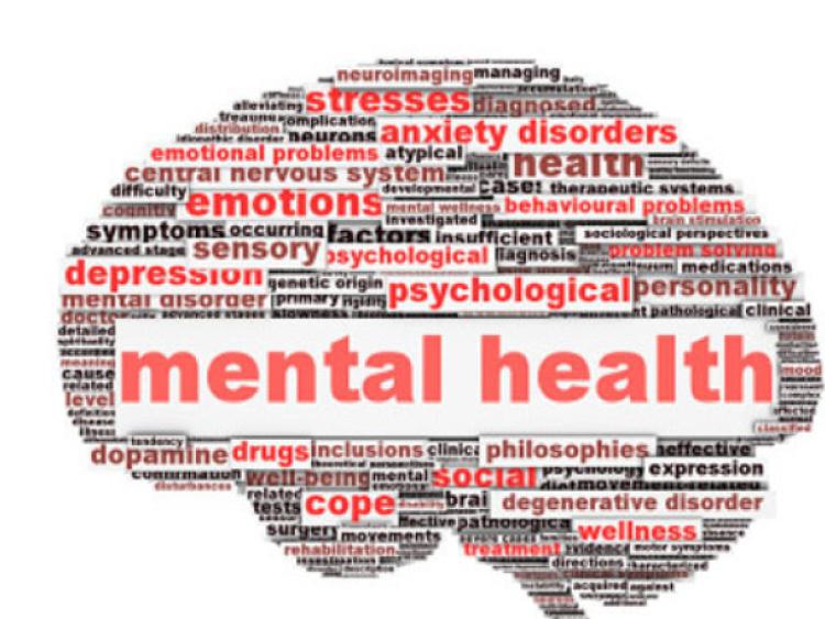 Mental health symbol conceptual design isolated on white background. Psychological trauma symbol design