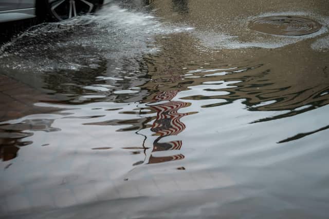 Flooding stock image