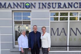 Denise Mannion and Jim Mannion, founders of Mannion Insurance with Jane Brady, Founder and Managing Director of Brady Insurance.