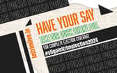 The General Election will take place on Friday, November 29