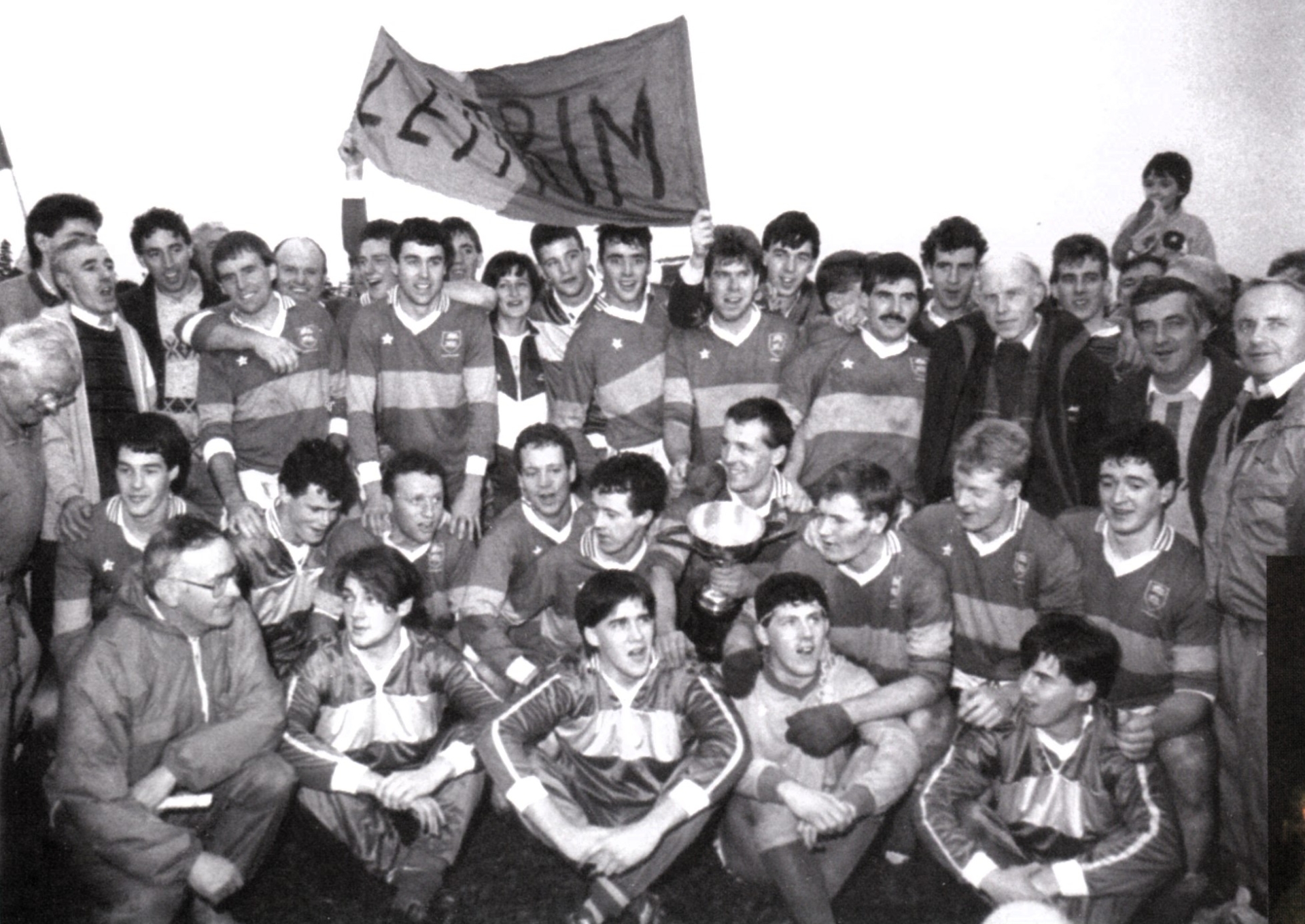 The late PJ Carroll (back row third from right) pictured with Leitrim All-Ireland B Championship winning team in 1990 Picture: Willie Donnellan