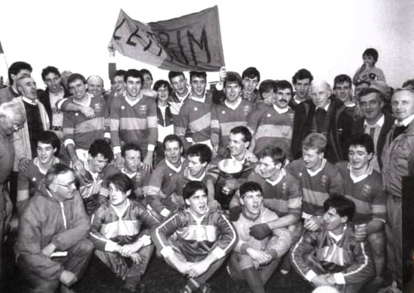 The late PJ Carroll (back row third from right) pictured with Leitrim All-Ireland B Championship winning team in 1990 Picture: Willie Donnellan