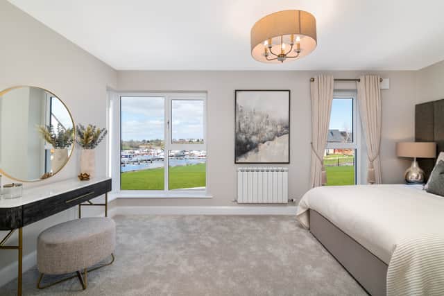 With stunning river views at Prior's Point, these homes are A-rated for energy efficiency and offer top-tier residential opportunities, while featuring a private marina and numerous opportunities for outdoor living and recreational activities.