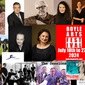 Some of this years attendees for Boyle Arts Festival