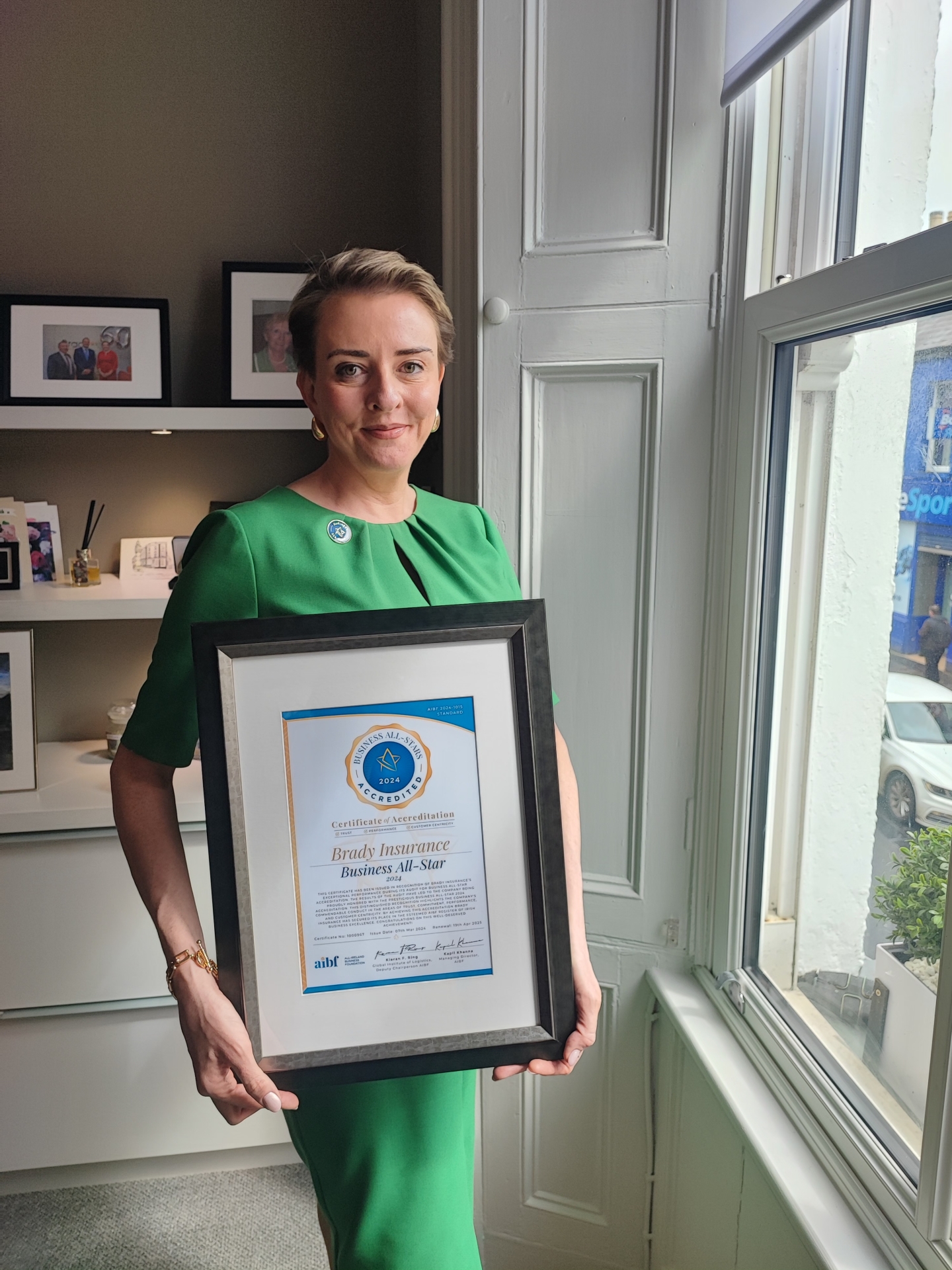Brady Insurance Awarded Prestigious Business All-Star Accreditation
