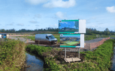 Signage erected this week at The SRC site in Carrick-on-Shannon.