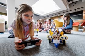 Alexis Kavanagh (10)  at the Kinia Creative Tech Fest event and (below) Aoife Martin-Byrne