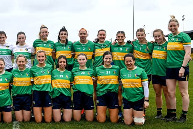 Leitrim carved out a huge opportunity when Fox picked out the onrushing Vivienne Egan who forced Sophie Hennessy into a fine save. From the rebound, Michelle Guckian almost forced the ball over the line. However, Egan grabbed possession and handpassed across to Guckian who fisted to the net. Jonny Garrihy’s side thought they had nabbed an enormous goal but referee Eoghan O’Neill deemed Guckian to be in the square and therefore chalked off the goal.
