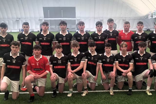John Curran opened Castlerea’s account with a good point on five minutes after an intercepted Drumkeerin kickout but Gavin Gallagher replied with a point after good work from Jamie Gallagher.