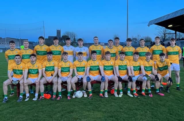The Leitrim team who were defeated by Galway in Duggan Park Ballinasloe on Wednesday Picture: Leitrim GAA