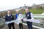 Minister Heather Humphreys with Jim Harrison, Secretary of Irish Shows Association (left) and Ray Brady, National President Irish Shows Association.