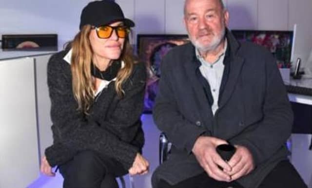 Cerys Matthews with Vince Power. Pic Cerys Matthews X