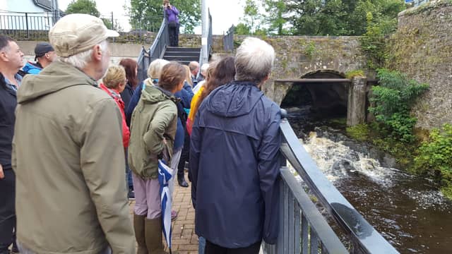 A river walk in Manorhamilton.