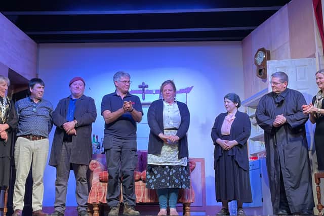 Dessie McManus makes the journey from Swanlinbar to play the playboy of the production, Martin Healy, with a lovely twang and an aversion to marriage, who knows where it will end.