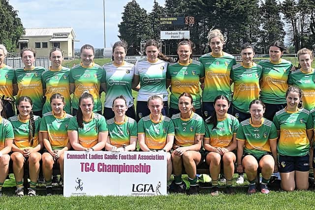 In response Leitrim's Leah Fox levelled the proceedings for a third time when she fired over two minutes later. It was end to end stuff for the next 11 minutes  but both the Leitrim &amp; Roscommon rearguards stood firm as neither side managed to raise a flag of any description.