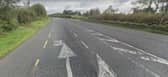 The turning lane to Jamestown on the N4 outside Carrick-on-Shannon