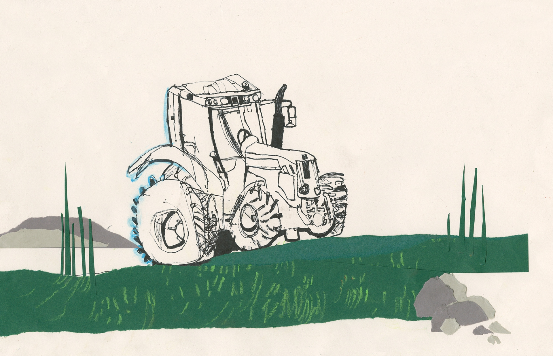 Flynn won a Special Merit Award for his artwork entitled ‘My Farm’