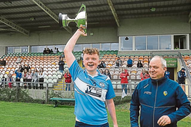 The late Ronan Moran captained the Allen Gaels minors to a county title in 2020