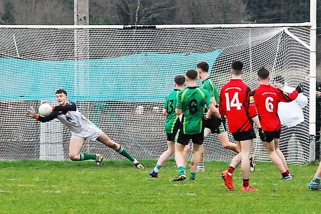 The Galway lads were much more clinical, Niall Heneghan scoring a crucial killer goal just before halftime before keeper Cormac Heneghan came to the fore in the second half. In the first ten minutes of the second half, the Michael Glavey's netminder blocked a Ruairi O'Rourke shot at close range, saved a Honeyman penalty and then dived full length to stop a low piledriver from Tom Plunkett.