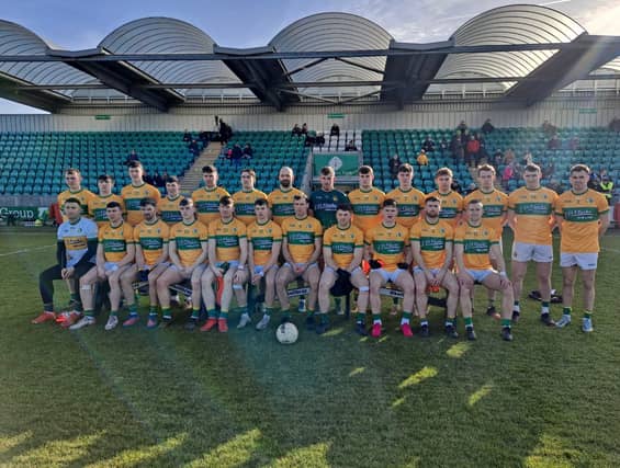 The Leitrim team who defeated London in McGovern Emerald Park on Sunday Picture: Leitrim GAA