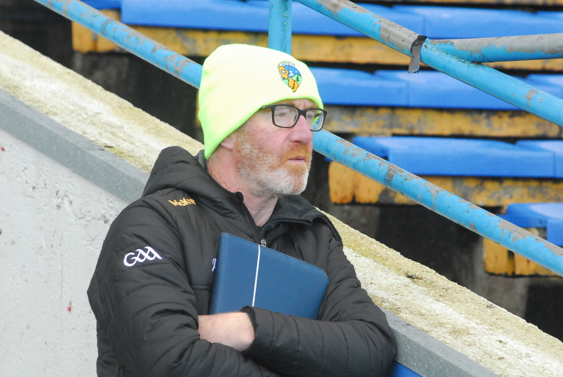 County Board Secretary Declan Bohan watches the action during Leitrim's Allianz NFL Division 4 victory over Tipperary last February in Semple Stadium Picture: Willie Donnellan