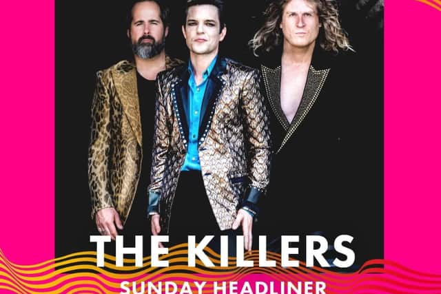 "The gift that keeps on giving!✨ Introducing our Sunday Headliner @thekillers to the #EP23 line up The very last tickets go on sale at 10am - GO!"