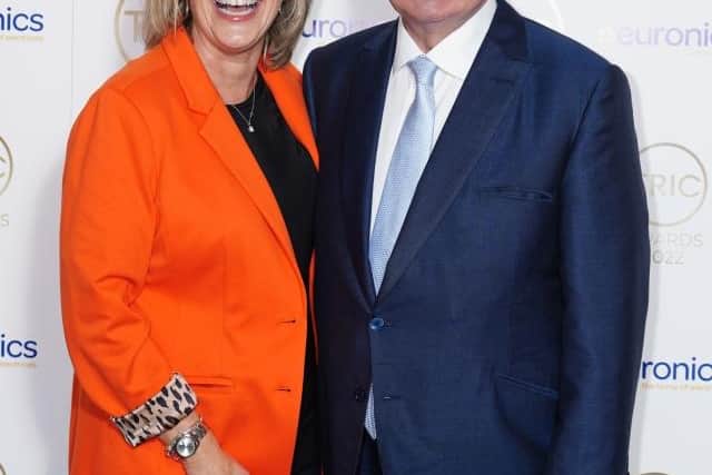 During his winner’s speech at the annual ceremony in Grosvenor House in London, the 62-year-old was heard to say: “Good Morning Britain we’re coming for you.”