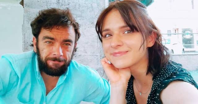 Bradley Stafford, photographer is pictured with his wife Ana
