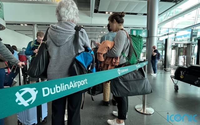 Irish holiday makers warned of airport delays.