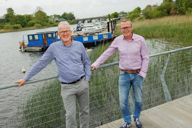 Pictured (l-r) Philip Martin CEO and John Fitzgerald CFO of Cora Systems in Carrick-on-Shannon