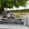 Colm Corcoran at the Fr Mychal Judge Memeorial in Keshcarrigan