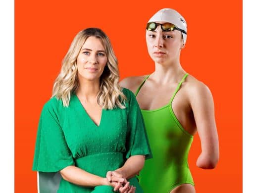 Evanne Ni Chuilinn and athlete Ellen Keane