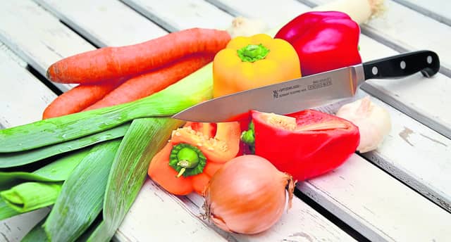 Chop and wash a variety of veg all at once, then place them in an airtight container in the fridge to use as snacks