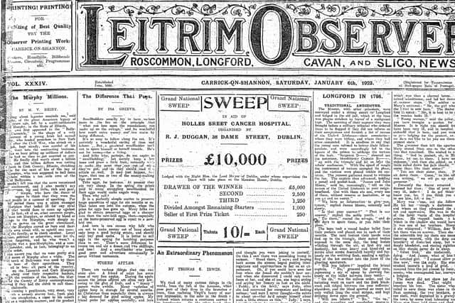 Dunnes’ obituary claimed the paper was such a powerful “medium to imbue the national spirit into the people of Leitrim that the Black and Tans, on arrival to the county went first to the office, destroyed the plant and burned the premises.”