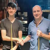 Brendan Shivnan & Lee McSharry before the Final of the Shane Barry Memorial Tournament.