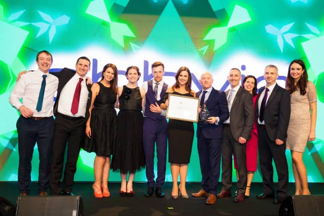 The company receiving its award.