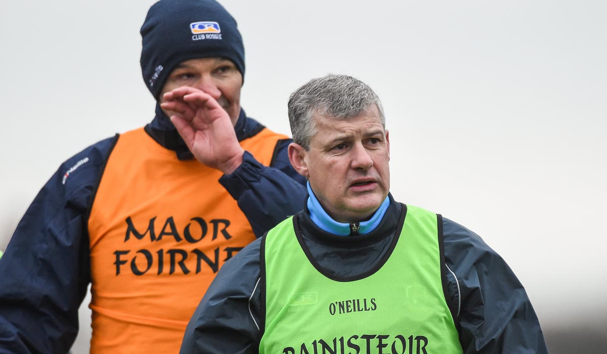 Liam McHale with Roscommon boss Kevin McStay