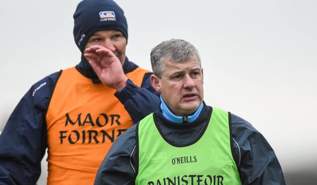 Liam McHale with Roscommon boss Kevin McStay