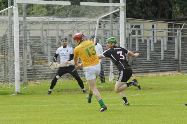 Leitrim flew out of the traps and bossed matters for the majority of the opening half. Two goals from Padraig O'Donnell helped give Leitrim a 2-7 to 1-1 lead but in the 28th minute a goal mouth scramble resulted in Sligo's Michael Gilmartin finding the Leitrim net to leave six between the sides.