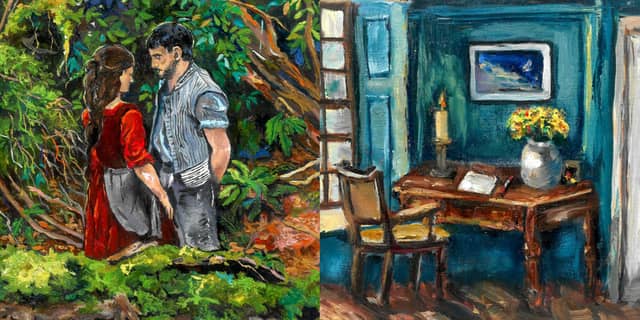 Examples of artwork included in the 2026 Incognito art sale for Jack and Jill Foundation