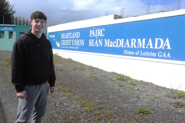 Former Leitrim star Donal Casey pictured outside Heartland Credit Union Pairc Sean Mac Diarmada Picture: Willie Donnellan
