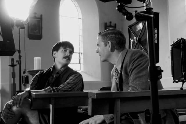 On set.