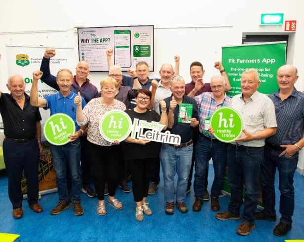 Laura Tully Fit Farmers Founder and Programme Lead pictured with Fit Farmer programme participants.
