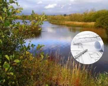 Planning application for pedestrian bridge at Cloone river